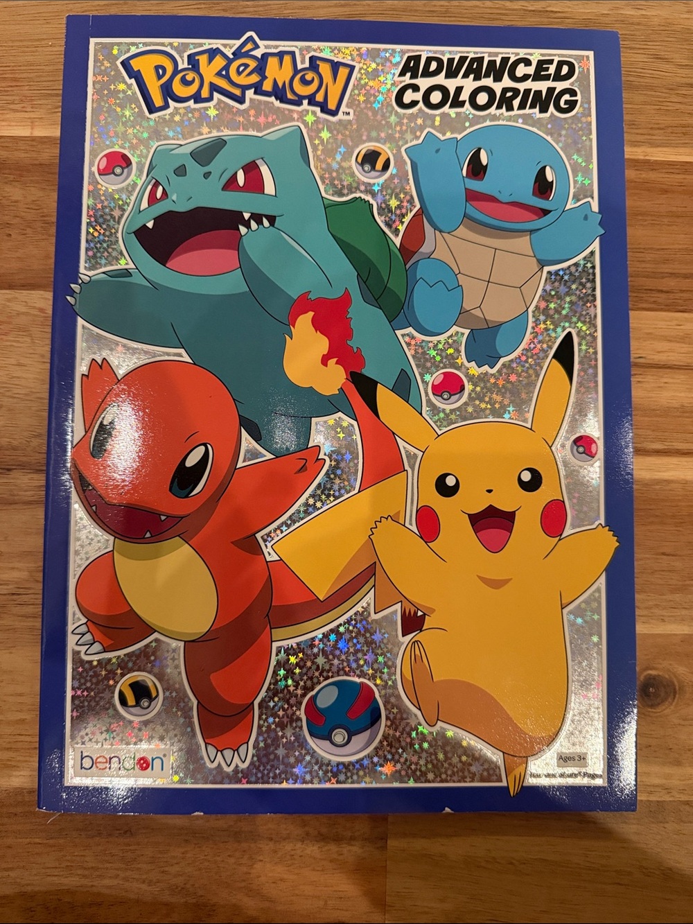 Pokemon Advanced Coloring Book with Blue, Yellow, Red, Green Characters